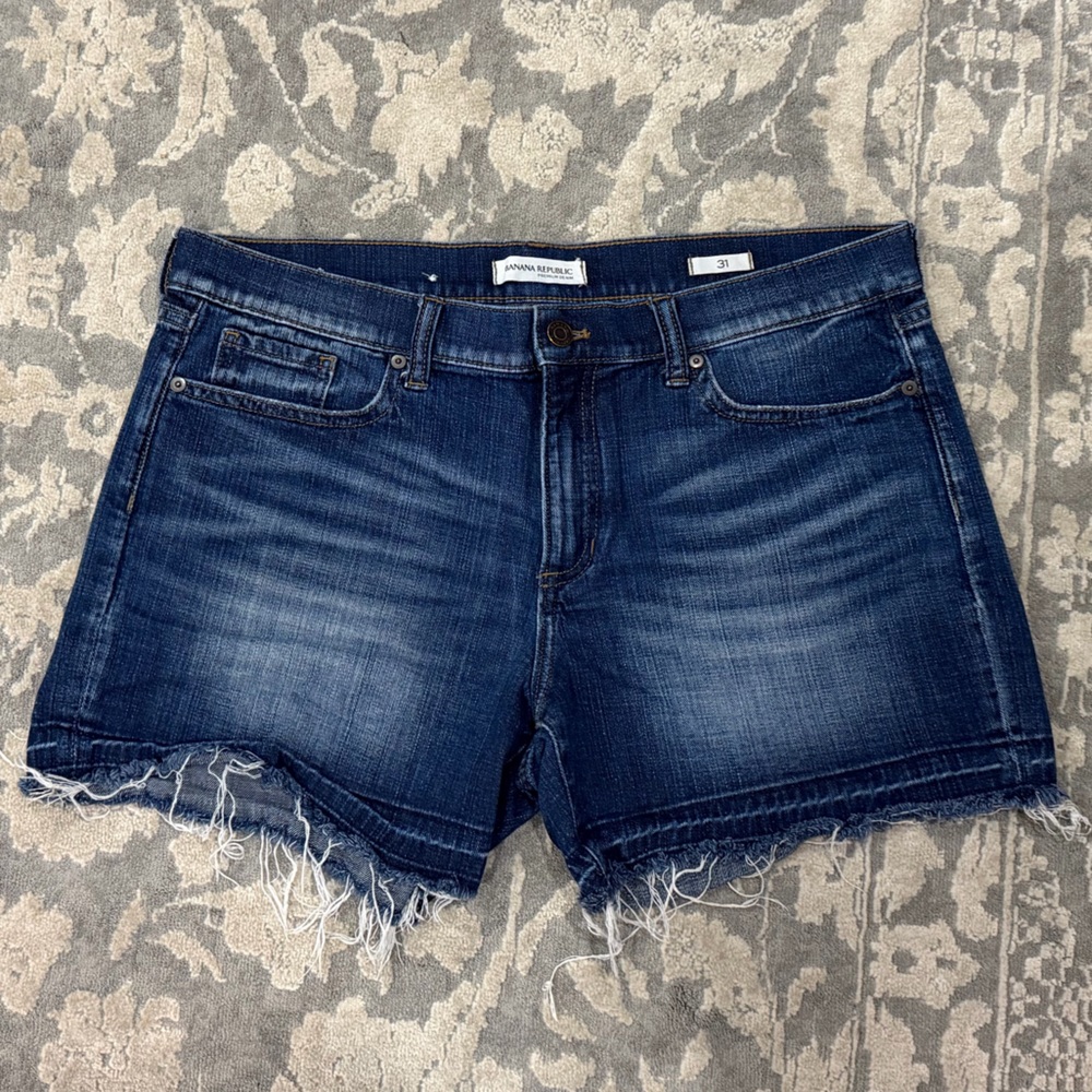 EUC Banana Republic Denim Cutoff Shorts Women’s Size 31/12